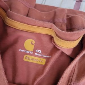 Mens Carhartt short Sleeved Tshirt Size 4xl